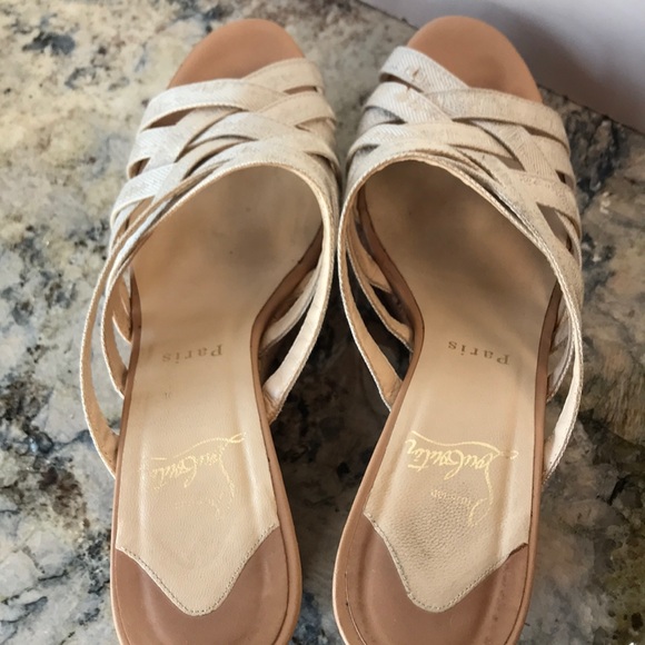 Christian Louboutin Ribbon Espadrilles - Picture 3 of 8